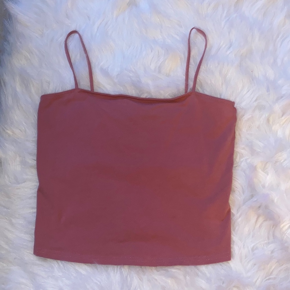 pink tank top size medium